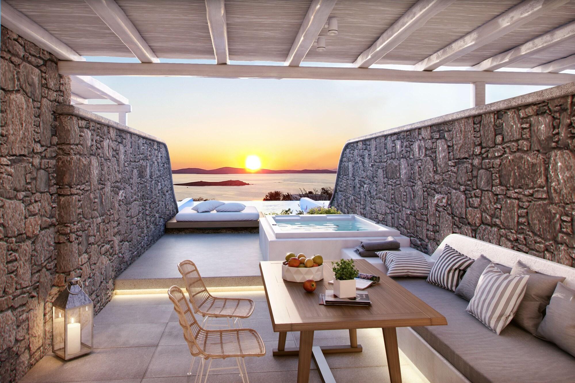 Adel Private Suites Mykonos Town Bagian luar foto
